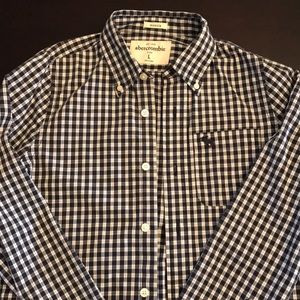Abercrombie & Fitch Boys button down shirt size L